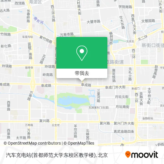 汽车充电站(首都师范大学东校区教学楼)地图