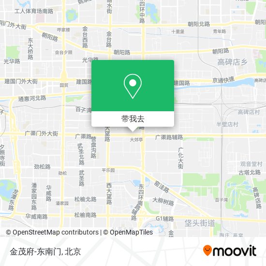金茂府-东南门地图
