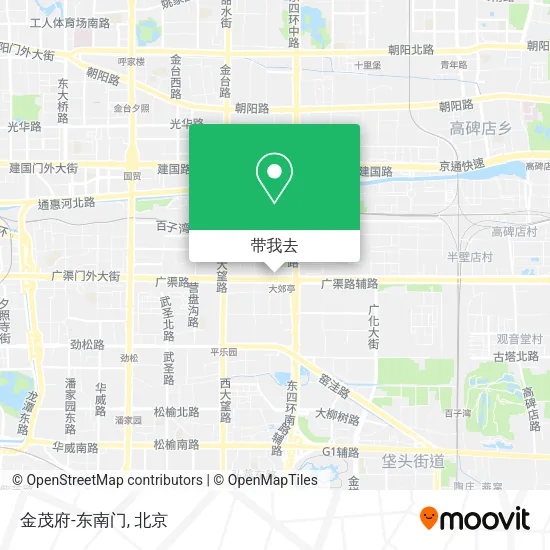 金茂府-东南门地图