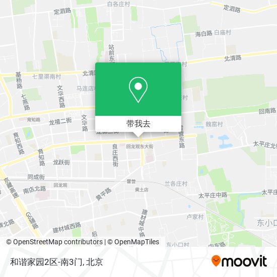 和谐家园2区-南3门地图