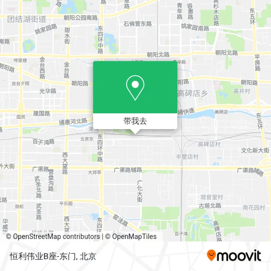 恒利伟业B座-东门地图