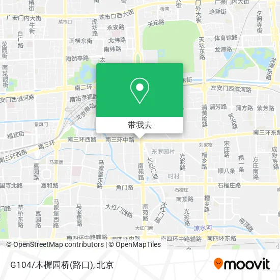 G104/木樨园桥(路口)地图