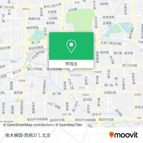 南木樨园-西南2门地图