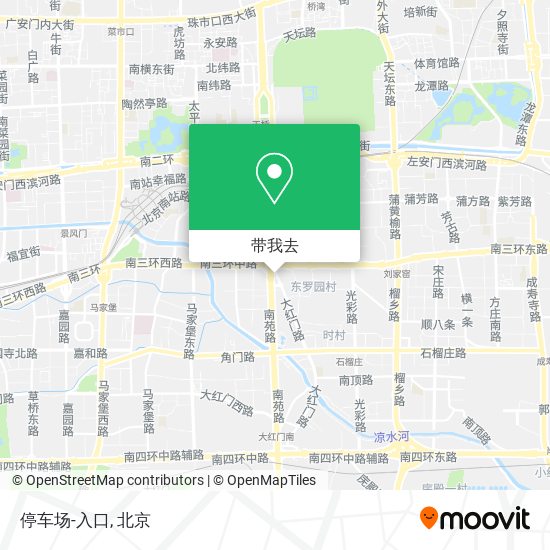 停车场-入口地图