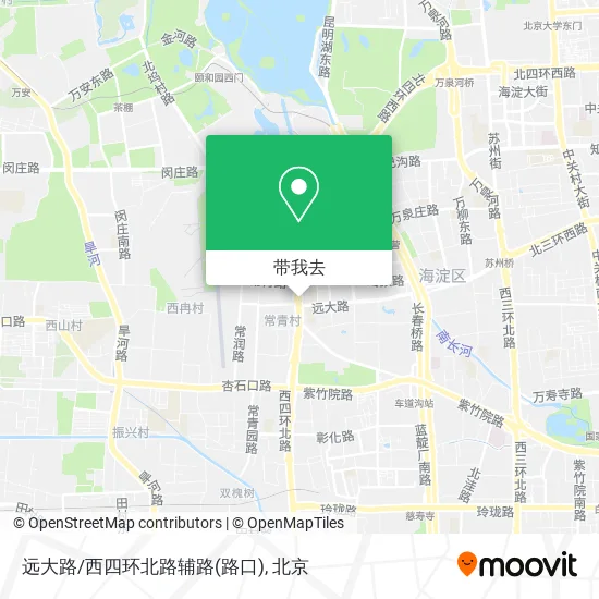 远大路/西四环北路辅路(路口)地图