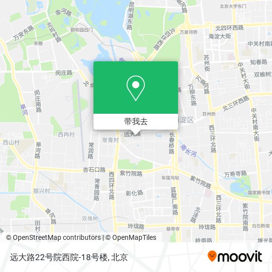 远大路22号院西院-18号楼地图