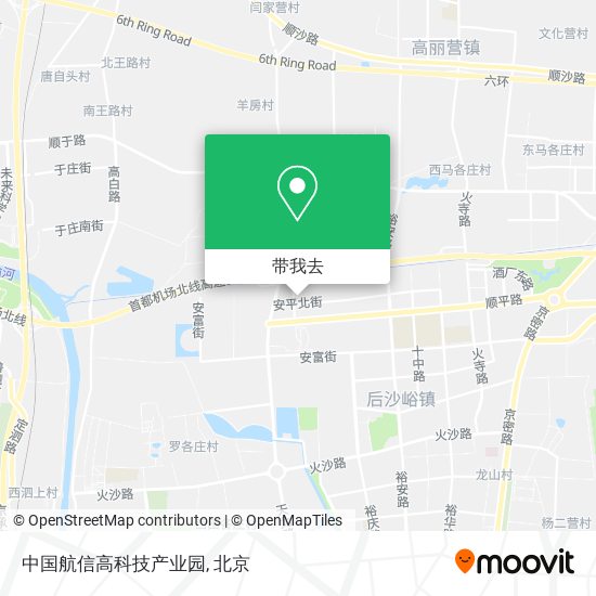中国航信高科技产业园地图