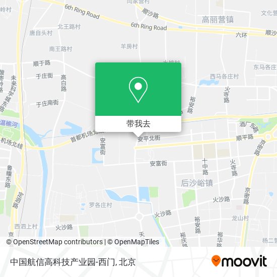 中国航信高科技产业园-西门地图