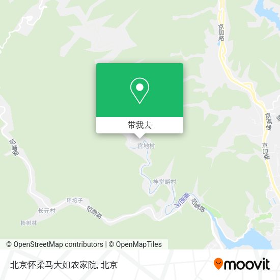 北京怀柔马大姐农家院地图