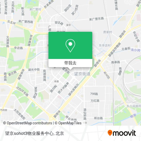 望京sohot3物业服务中心地图