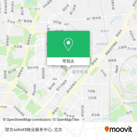 望京sohot3物业服务中心地图