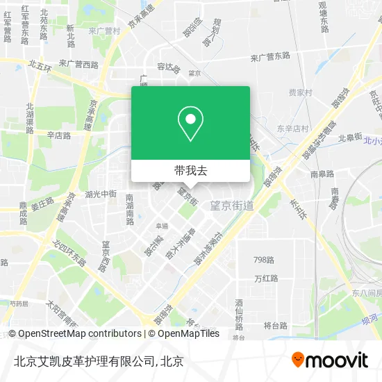 北京艾凯皮革护理有限公司地图