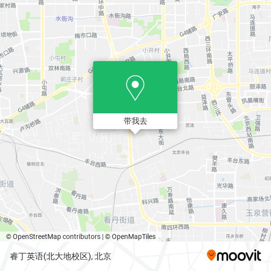 睿丁英语(北大地校区)地图
