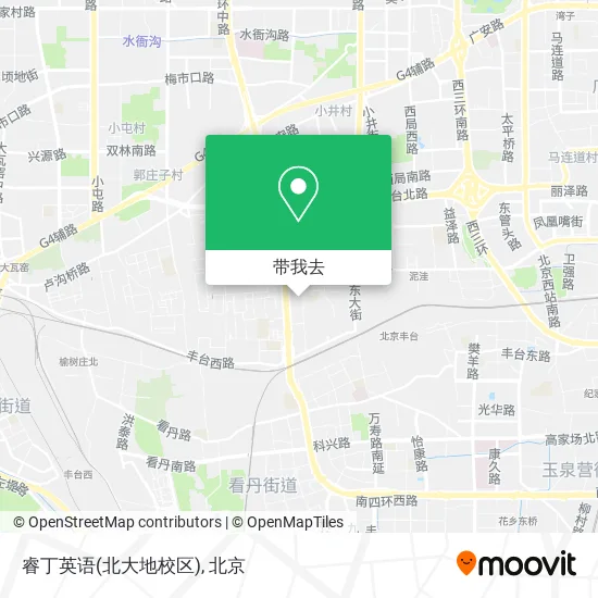 睿丁英语(北大地校区)地图