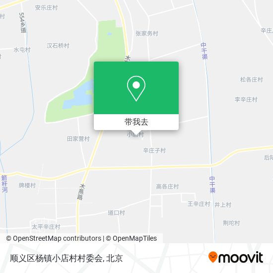 顺义区杨镇小店村村委会地图