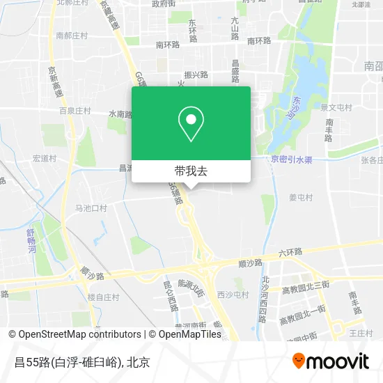 昌55路(白浮-碓臼峪)地图