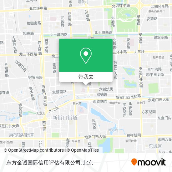 东方金诚国际信用评估有限公司地图