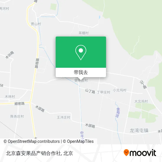 北京森安果品产销合作社地图