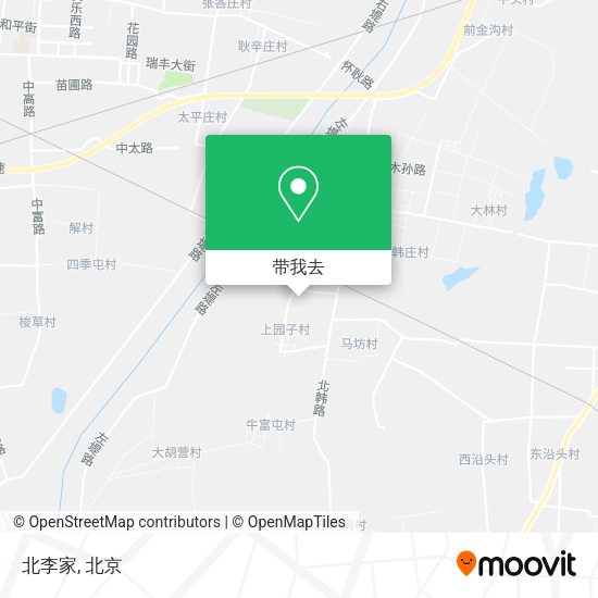 北李家地图