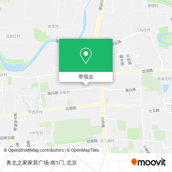 奥北之家家居广场-南1门地图