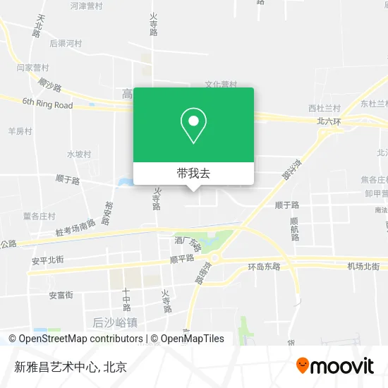 新雅昌艺术中心地图