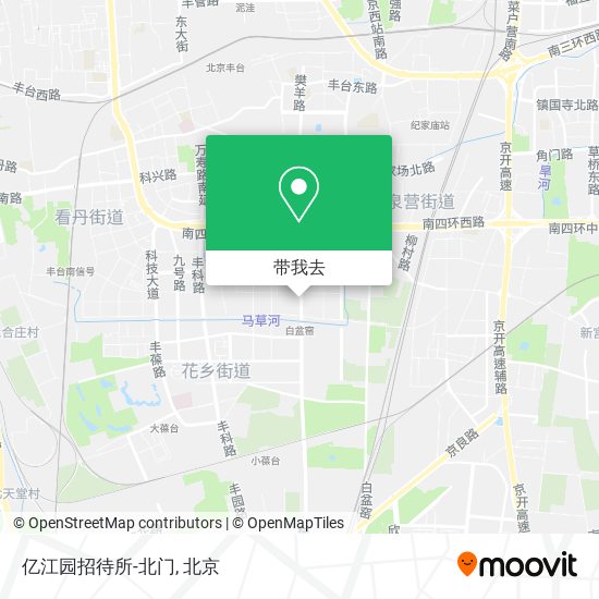 亿江园招待所-北门地图