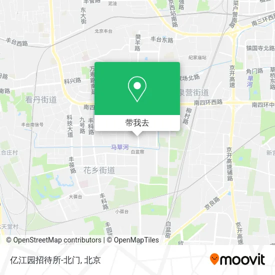 亿江园招待所-北门地图