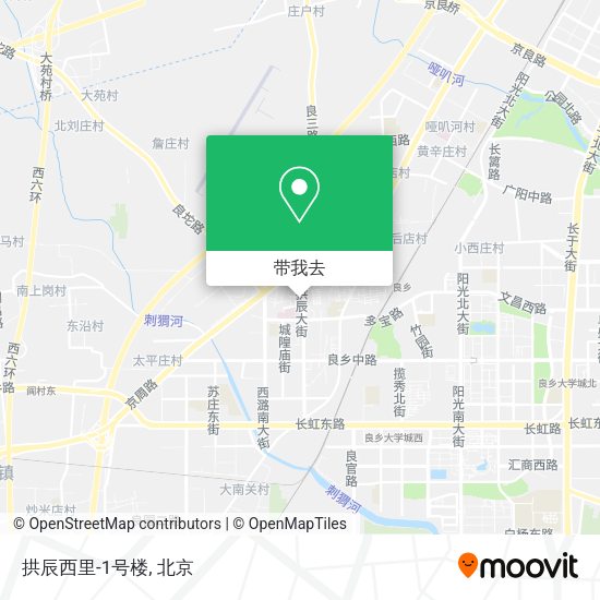 拱辰西里-1号楼地图