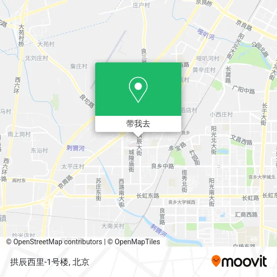拱辰西里-1号楼地图