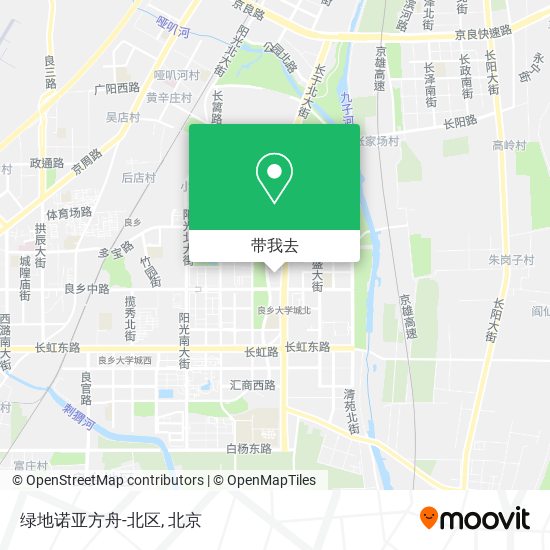 绿地诺亚方舟-北区地图