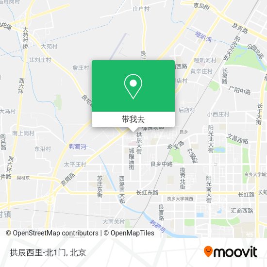 拱辰西里-北1门地图