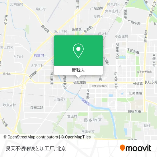 昊天不锈钢铁艺加工厂地图