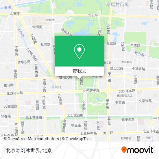北京奇幻冰世界地图