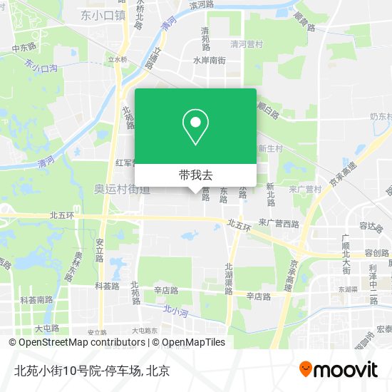 北苑小街10号院-停车场地图