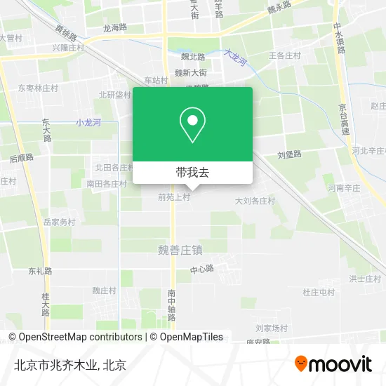 北京市兆齐木业地图