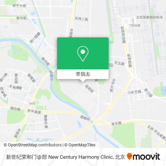 新世纪荣和门诊部 New Century Harmony Clinic地图