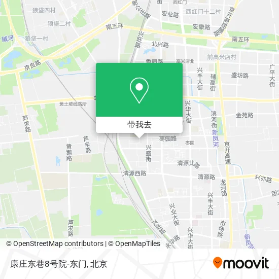 康庄东巷8号院-东门地图