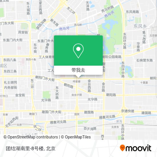 团结湖南里-8号楼地图