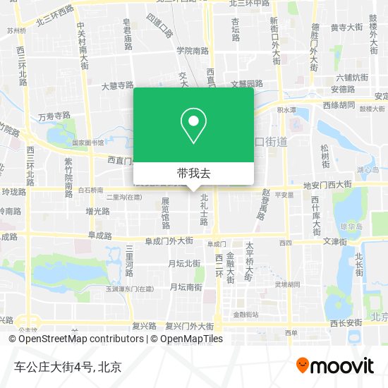 车公庄大街4号地图