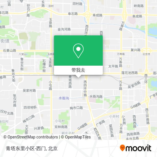 青塔东里小区-西门地图