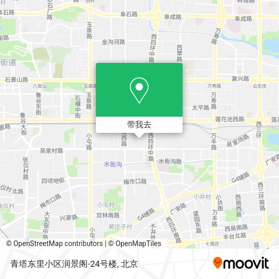 青塔东里小区润景阁-24号楼地图