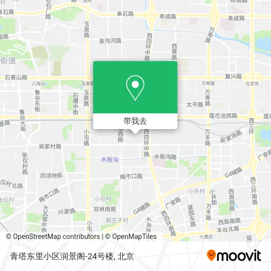 青塔东里小区润景阁-24号楼地图