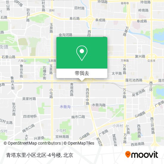 青塔东里小区北区-4号楼地图