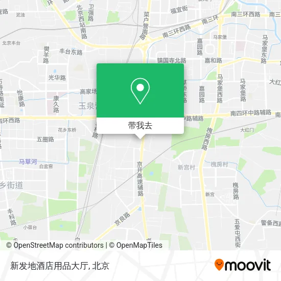 新发地酒店用品大厅地图