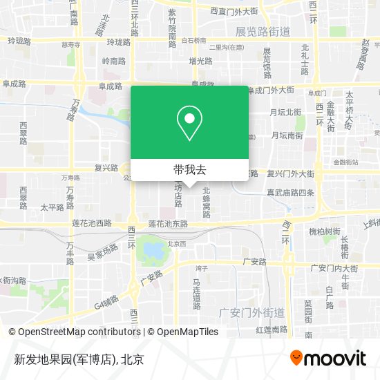 新发地果园(军博店)地图