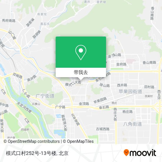 模式口村252号-13号楼地图