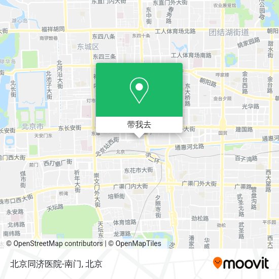 北京同济医院-南门地图