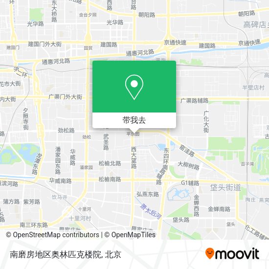 南磨房地区奥林匹克楼院地图