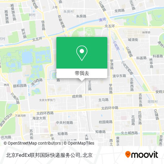 北京FedEx联邦国际快递服务公司地图