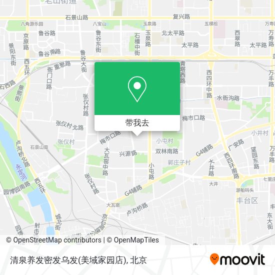 清泉养发密发乌发(美域家园店)地图